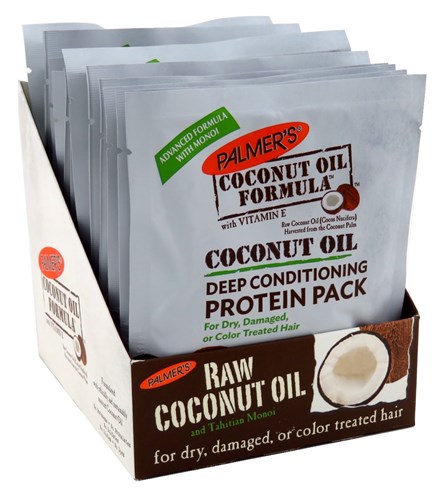 Palmers Coconut Oil Protein Pack Conditioner 2.1oz (12 Pieces) (38431)<br><br><br>Case Pack Info: 1 Unit