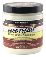 Aunt Jackies Coco Repair Deep Conditioner Creme Coconut 15oz (39926)<br><br><br>Case Pack Info: 6 Units