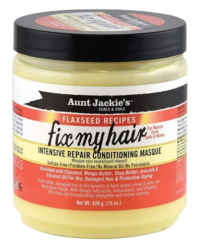 Aunt Jackies Fix My Hair Conditioning Masque 15oz (39929)<br><br><br>Case Pack Info: 12 Units
