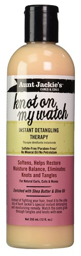 Aunt Jackies Knot On My Watch Detangling Therapy 12oz (39953)<br><br><br>Case Pack Info: 12 Units