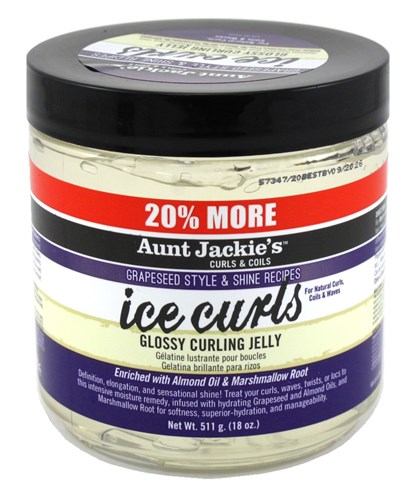 Aunt Jackies Grapeseed Ice Curls Jelly 18oz Jar Bonus (39957)<br> <span style="color:#FF0101">(ON SPECIAL 6% OFF)</span style><br><span style="color:#FF0101"><b>12 or More=Special Unit Price $6.11</b></span style><br>Case Pack Info: 12 Units