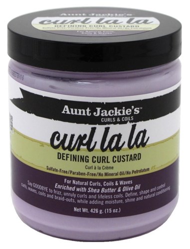 Aunt Jackies Curl La La Defining Curl Custard 15oz Jar (40001)<br><br><br>Case Pack Info: 12 Units