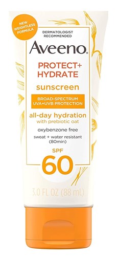 Aveeno Spf#60 Protect+Hydrate Sunscreen All Day Lotion 3oz (40069)<br><br><br>Case Pack Info: 12 Units