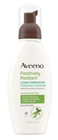 Aveeno Positively Radiant Foaming Cleanser 6oz (40084)<br><br><br>Case Pack Info: 12 Units