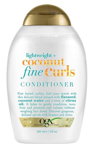Ogx Conditioner Coconut Fine Curls 13oz (40113)<br><br><br>Case Pack Info: 4 Units