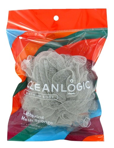 Clean Logic Bath & Body Lathering Mesh Sponge (6 Pieces) (40155)<br><br><br>Case Pack Info: 8 Units