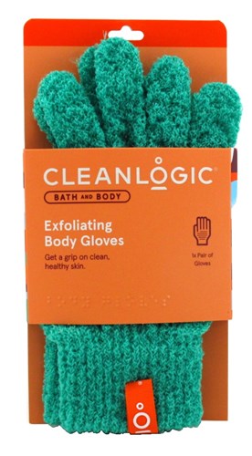 Clean Logic Bath & Body Exfoliating Body Gloves (40187)<br><br><span style="color:#FF0101"><b>12 or More=Unit Price $4.22</b></span style><br>Case Pack Info: 48 Units