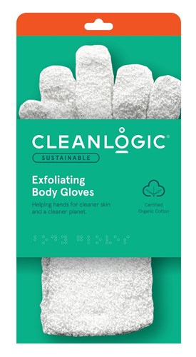 Clean Logic Sustainable Exfoilating Body Gloves (40342)<br><br><span style="color:#FF0101"><b>12 or More=Unit Price $6.38</b></span style><br>Case Pack Info: 48 Units
