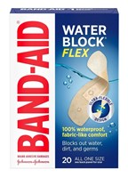 Band-Aid Water Block Flex 20 Count All One Size (40377)<br><br><br>Case Pack Info: 24 Units