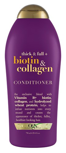 Ogx Conditioner Biotin & Collagen 25.4oz (40942)<br><br><br>Case Pack Info: 4 Units