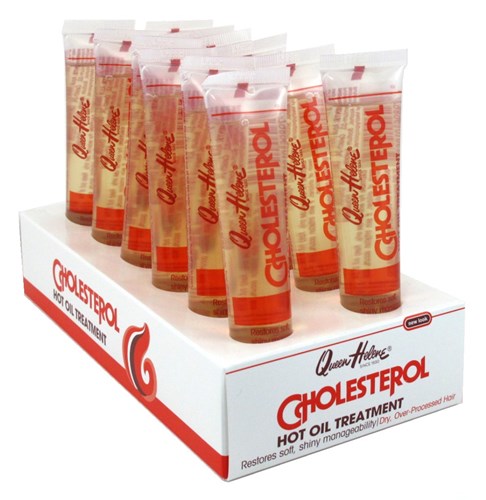 Queen Helene Cholesterol Hot Oil 1oz Tube (12 Pieces) Display (41195)<br><br><br>Case Pack Info: 3 Units