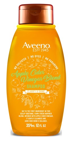 Aveeno Shampoo Apple Cider Vinegar Blend 12oz (41274)<br><br><br>Case Pack Info: 4 Units