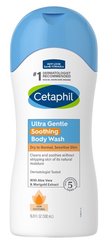 Cetaphil Body Wash Ultra Gentle Soothing 16.9oz (41732)<br><br><br>Case Pack Info: 12 Units