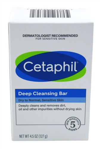 Cetaphil Deep Cleansing Bar 4.5oz (41759)<br><br><br>Case Pack Info: 12 Units