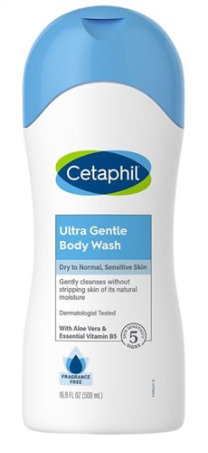 Cetaphil Body Wash Ultra Gentle 16.9oz Dry To Normal (41768)<br><br><br>Case Pack Info: 12 Units