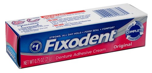 Fixodent Denture Adhesive Cream Original 0.75oz (42272)<br><br><br>Case Pack Info: 24 Units
