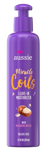 Aussie Miracle Coils Leave-In Moisturizer 8.5oz (42509)<br><br><br>Case Pack Info: 12 Units