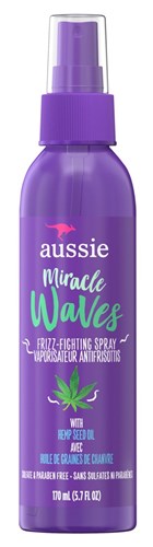 Aussie Miracle Waves Frizz- Fighting Spray 5.7oz (42512)<br><br><br>Case Pack Info: 12 Units