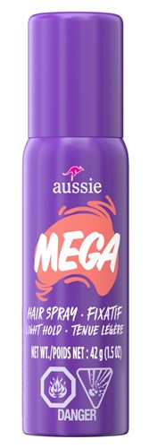 Aussie Mega Hairspray Light Hold 1.5oz (12 Pieces) (42526)<br><br><br>Case Pack Info: 2 Units