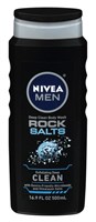 Nivea Men Body Wash Rock Salts Clean 16.9oz (42719)<br><br><br>Case Pack Info: 12 Units