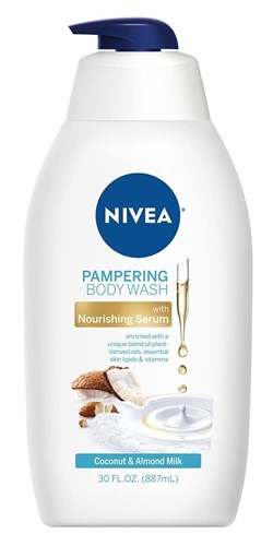 Nivea Body Wash Coconut And Almond Milk 30oz (42729)<br><br><br>Case Pack Info: 6 Units