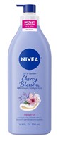 Nivea Lotion Oil-Infused Cherry/Jojoba Oil 16.9oz Pump
