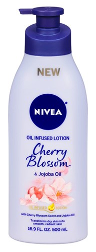 Nivea Lotion Oil-Infused Cherry/Jojoba Oil 16.9oz Pump (42747)<br><br><br>Case Pack Info: 12 Units