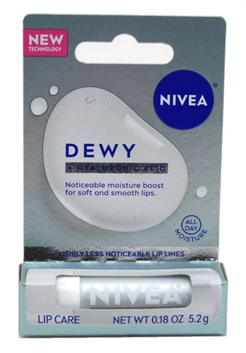 Nivea Lip Care Dewy Plus Hyaluronic Acid 0.18oz (42794)<br><br><br>Case Pack Info: 12 Units