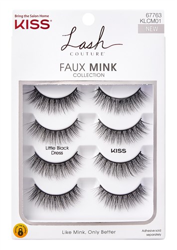 Kiss Lash Couture Faux Mink Little Black Dress Multi-Pack (43818)<br><br><span style="color:#FF0101"><b>12 or More=Unit Price $9.34</b></span style><br>Case Pack Info: 36 Units