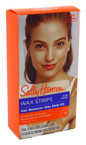 Sally Hansen Hair Remover Wax Strip Kit For Face (44221)<br><br><span style="color:#FF0101"><b>12 or More=Unit Price $2.39</b></span style><br>Case Pack Info: 4 Units