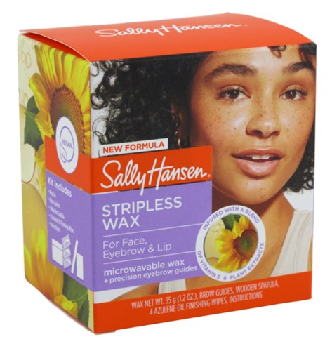 Sally Hansen Microwaveable Wax Stripless Face/Eyebrow/Lip (44267)<br><br><span style="color:#FF0101"><b>12 or More=Unit Price $4.18</b></span style><br>Case Pack Info: 48 Units