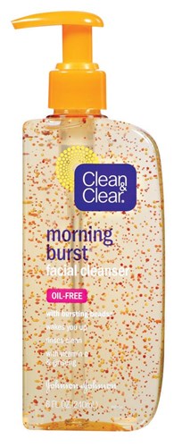 Clean & Clear Cleanser Morning Burst 8oz Pump (Oil-Free) (44398)<br><br><br>Case Pack Info: 24 Units