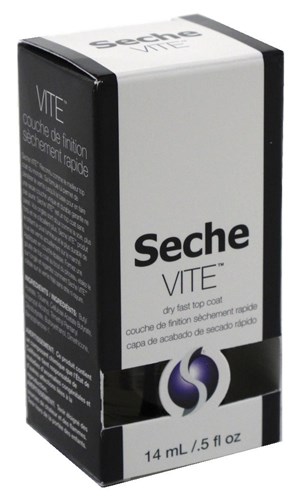 Seche Vite Dry Fast Top Coat Boxed 0.5oz (45325)<br><br><span style="color:#FF0101"><b>12 or More=Unit Price $3.56</b></span style><br>Case Pack Info: 24 Units