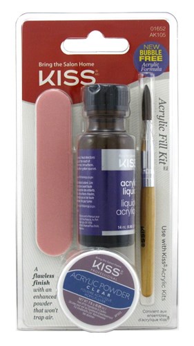 Kiss Acrylic Fill Kit (45344)<br><br><span style="color:#FF0101"><b>12 or More=Unit Price $4.69</b></span style><br>Case Pack Info: 36 Units