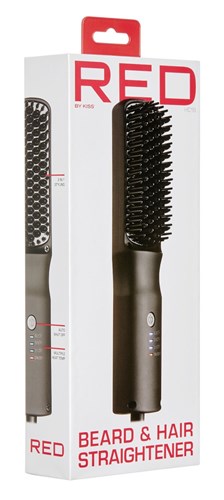 Kiss Red Beard And Hair Straightener (45373)<br><br><span style="color:#FF0101"><b>3 or More=Unit Price $19.62</b></span style><br>Case Pack Info: 12 Units