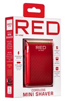 Kiss Red Mini Shaver Cordless Red