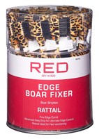 Kiss Red Edge Boar Fixer Rattail Leopard (48 Pieces) (45402)<br><br><br>Case Pack Info: 0 Units