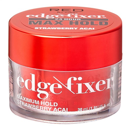 Kiss Red Edge Fixer Max Hold 24Hr Strawberry 1.1oz (8 Pieces) (45414)<br><br><br>Case Pack Info: 6 Units