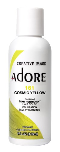 Adore Semi-Permanent Haircolor #161 Cosmic Yellow 4oz (45473)<br><br><span style="color:#FF0101"><b>6 or More=Unit Price $3.52</b></span style><br>Case Pack Info: 72 Units