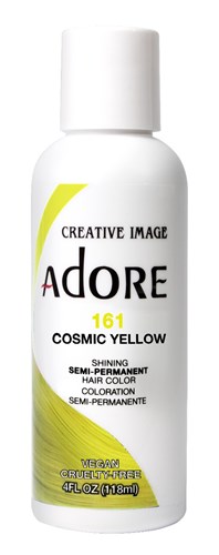 Adore Semi-Permanent Haircolor #161 Cosmic Yellow 4oz (45473)<br><br><span style="color:#FF0101"><b>12 or More=Unit Price $3.28</b></span style><br>Case Pack Info: 72 Units