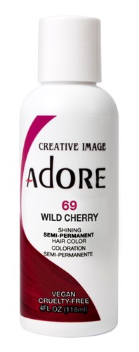 Adore Semi-Permanent Haircolor #069 Wild Cherry 4oz (45498)<br><br><span style="color:#FF0101"><b>12 or More=Unit Price $3.28</b></span style><br>Case Pack Info: 72 Units