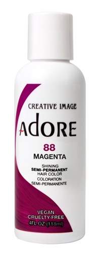 Adore Semi-Permanent Haircolor #088 Magenta 4oz (45508)<br><br><span style="color:#FF0101"><b>12 or More=Unit Price $3.28</b></span style><br>Case Pack Info: 72 Units