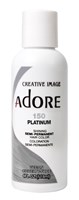 Adore Semi-Permanent Haircolor #150 Platinum 4oz (45526)<br><br><span style="color:#FF0101"><b>12 or More=Unit Price $3.28</b></span style><br>Case Pack Info: 72 Units