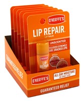 O' Keeffes Lip Repair Lip Balm Stick Unscented 0.15oz (6 Pieces) (46307)<br><br><br>Case Pack Info: 1 Unit