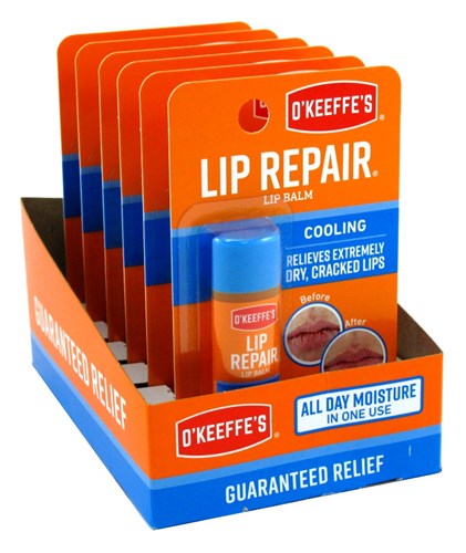 O' Keeffes Lip Repair Lip Balm Stick Cooling 0.15oz (6 Pieces) (46308)<br><br><br>Case Pack Info: 1 Unit