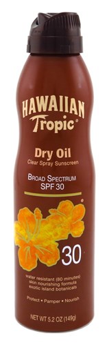 Hawaiian Tropic Spray Spf#30 Dry Oil 5.2oz (46489)<br><br><span style="color:#FF0101"><b>12 or More=Unit Price $9.60</b></span style><br>Case Pack Info: 12 Units