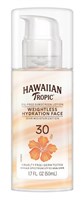 Hawaiian Tropic Spf#30 Face Weightless Hydration 1.7oz (46491)<br><br><span style="color:#FF0101"><b>12 or More=Unit Price $9.71</b></span style><br>Case Pack Info: 12 Units