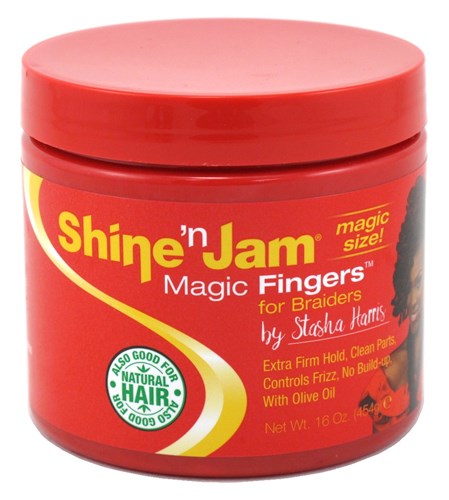 Shine N Jam Magic Fingers For Braiders Extra Firm Hold 16oz (46573)<br><br><br>Case Pack Info: 6 Units