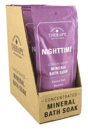 Village Nat. Aches+Pains Night Time Bath Soak 2oz (12 Pieces) (46710)<br><br><br>Case Pack Info: 1 Unit