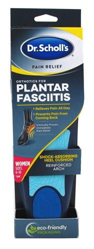 Dr. Scholls Plantar Fasciitis Orthotics Womens (Size 6-10) (47162)<br><br><br>Case Pack Info: 12 Units